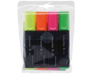 Teksta mer�ieru komplekts, 1-5mm, 4 kr�sas, JOB 150, SCHNEIDER